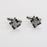 Gemelos "S SQUARE" con piedra Swarovski®