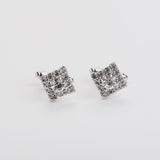 Gemelos y broche "SQUARE" con piedra Swarovski®