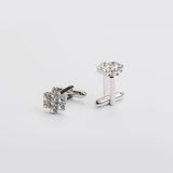 Gemelos "FLOR" con piedra Swarovski®