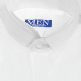 Camisa de sastre ROMA con cuello mandarín y tejido oblicuo