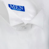 Camisa diplomática "MILANO" con tejido de trama oblicua
