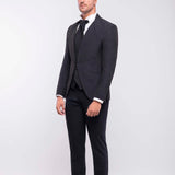 Traje con cuello mao "Silent Refinement"