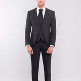 Traje con cuello mao "Silent Refinement"