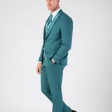  Traje con solapa chal "Tide Elegance"