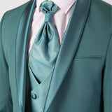  Traje con solapa chal "Tide Elegance"